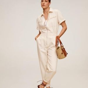 Mango MNG Denim Jumpsuit
